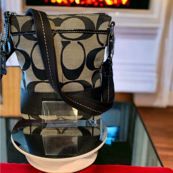 Coach Bags Nwot Coach Messenger Crossbody Bag Blackgray Poshmark